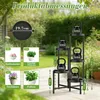 5-Tier Blumentreppe Pflanzenständer Metall Blumenständer Produktbild-Vorschau 4