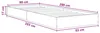 vidaXL Struttura letto a terra bianca 80 x 200 cm in Anteprima dell’immagine prodotto 8