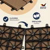 CASARIA WPC Fliesen 30x30cm 66er Set 6m? Stecksystem Produktbild-Vorschau 2