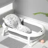 Faltbare Babybadewanne mit LCD-Thermometer und Kissen Produktbild-Vorschau 5