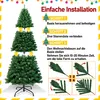 Jayseuw Arbre de Noël artificiel 180 cm Sapin avec support Voir les images du produit 4