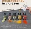 comforder Gewürzgläser Set (25 Stück), Gewürz Organizer mit Produktbild-Vorschau 3