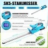 Akku Heckenschere, 21V Elektrische Heckenschere, Produktbild-Vorschau 2