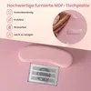 Stół do manicure COSTWAY z elektrycznym odkurzaczem, stół Podgląd zdjęcia produktu 5