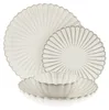 Set de vaisselle Bloomy - 24 pièces en porcelaine de haute Voir les images du produit 1