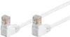 Goobay 96071 CAT 5e câble patch 2x 90° coudé, U/UTP, blanc, Voir les images du produit 1