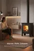 NEMAXX® H8 Stufa a legna ventilata nera 7,6 kW (50–90 m²) – Anteprima dell’immagine prodotto 2