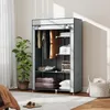 Stoffschrank 1 Kleiderstange 6 Regale Vlies-Bezug Produktbild-Vorschau 7