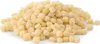 A pile of small, light-yellow pasta shapes on a white background. Produktbild-Vorschau