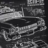 style3 ECTO-1 Blaupause Herren T-Shirt geisterjäger, Produktbild-Vorschau 2