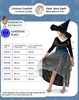 Corimori Hexen-Kleid Kostüm Set Kinder mit Hexenhut & Produktbild-Vorschau 6