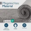 Beautissu Badematte rutschfest BeauMare FL, 120x70cm, Grau Produktbild-Vorschau 4