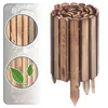 Woodygift Beeteinfassung Holz Rollzaun Gartenzaun Produktbild-Vorschau 5