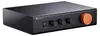 A black Fosi Audio ZP3 HiFi preamplifier with an orange volume knob is shown against a white background. Produktbild-Vorschau