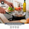 BRA Master | Set di 3 padelle in acciaio inossidabile senza Anteprima dell’immagine prodotto 6