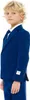 A young boy wearing a blue suit. Anteprima dell’immagine prodotto