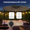 Ombrellone COSTWAY da 350 cm con base, luci a LED e Anteprima dell’immagine prodotto 3