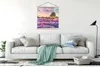 MuchoWow® Textilposter Lavendel - Farbe - Vögel - Bäume - Produktbild-Vorschau 3