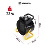 Lehmann Chauffage à air chaud 3000 W avec 3 niveaux de Voir les images du produit 15