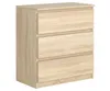 A chest of drawers with three drawers, shown from a three-quarter angle against a white background. Voir les images du produit