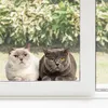 Katzen Fensterbild Fensterfolie - statisch haftend Produktbild-Vorschau 5