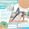 KESSER® Yogamatte Kork Inkl. Tragegurt Tasche & Yoga-Block Produktbild-Vorschau 2