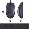 Logitech M110 Silent, Beidhändig, Optisch, USB Typ-A, 1000 Produktbild-Vorschau 7