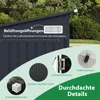 COSTWAY 235x174x197 cm Casetta da giardino in metallo, Anteprima dell’immagine prodotto 7
