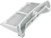 A white lint filter for a dryer, shown from a slightly elevated angle against a white background. Produktbild-Vorschau