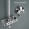 Auralum 70 cm Duschstange aus Edelstahl–Wandmontierte Produktbild-Vorschau 4