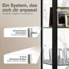 K-Möbel Glasvitrine stehend in Schwarz (176x37x33 cm) mit 4 Produktbild-Vorschau 5