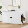 vidaXL Casetta per gatti bianca 85 x 55 x 50,5 cm Materiale Anteprima dell’immagine prodotto 2