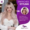 SassyGoods Blonde Hellrosa Perücke für Damen – Waschbar – Produktbild-Vorschau 5