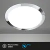LED Deckenleuchte, chrom, IP44, 1xLED/12W Produktbild-Vorschau 2