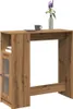 vidaXL Barový stůl s policí Artisan dub 101x40x103,5 cm Náhled obrázku produktu 2