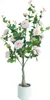 Künstlicher Rosenbaum - Bonsai Bodenpflanze 120 cm - Für Produktbild-Vorschau 1