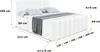 ALTDECOR Boxspringbett mit Fußteil, H3 Matratze und Topper Produktbild-Vorschau 6