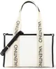 A white tote bag with beige straps featuring the Valentino logo. Anteprima dell’immagine prodotto