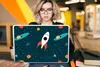 MuchoWow® Laptop Aufkleber Sticker Cover Rakete - Weltraum Produktbild-Vorschau 5