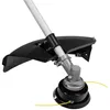Close-up of the cutting head and guard of a string trimmer. Produktbild-Vorschau