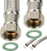 Flexschlauch Panzerschlauch DN 19 - 3/4 ÜWM x 3/4 ÜWM x 300 Produktbild-Vorschau 1