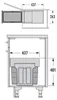 HAILO Abfallsorter TANDEM 28 ab 40 cm Schrankbreite / AS Produktbild-Vorschau 16