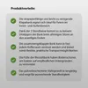 2x Bierzeltbank für 4 Personen Kunststoff weiß 180 cm Produktbild-Vorschau 6