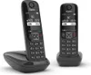 Téléphone fixe sans fil Gigaset AS690 Duo Noir Voir les images du produit 2