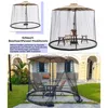 Roma Sonnenschirm mit Moskitonetz, Outdoor-Schirm mit Produktbild-Vorschau 5