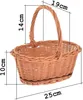 Aqbau Kinder Weidenkorb mit Henkel 25 x 19 x 24 cm Produktbild-Vorschau 5