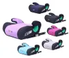 A collage of multiple car booster seats in different colors. Produktbild-Vorschau