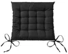 Beautissu Lot de 4 coussins de chaise 40x40 avec rubans Voir les images du produit 2