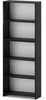 MRBLS Bibliothèque noire 70x189x30 cm - Étagère sur pied Voir les images du produit 4