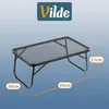 Vilde | Stolik campingowy składany - 50x30x21 cm - Mini Podgląd zdjęcia produktu 5